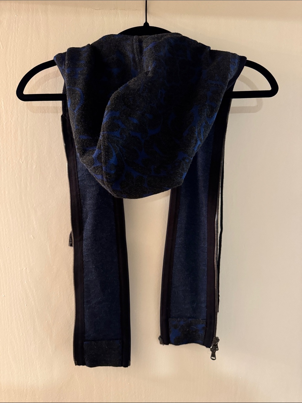 Veronica Beard Navy and Black Hooded Dickie